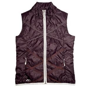 KJUS Lightweight Systems Primaloft Vest SIZE 40 Large Purple Maroon Jacket